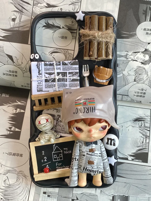 DIY cream mobile phone case, doll mobile phone case personalized mobile phone case suitable for iPhone14/15promax mobile phone case Apple 16/13