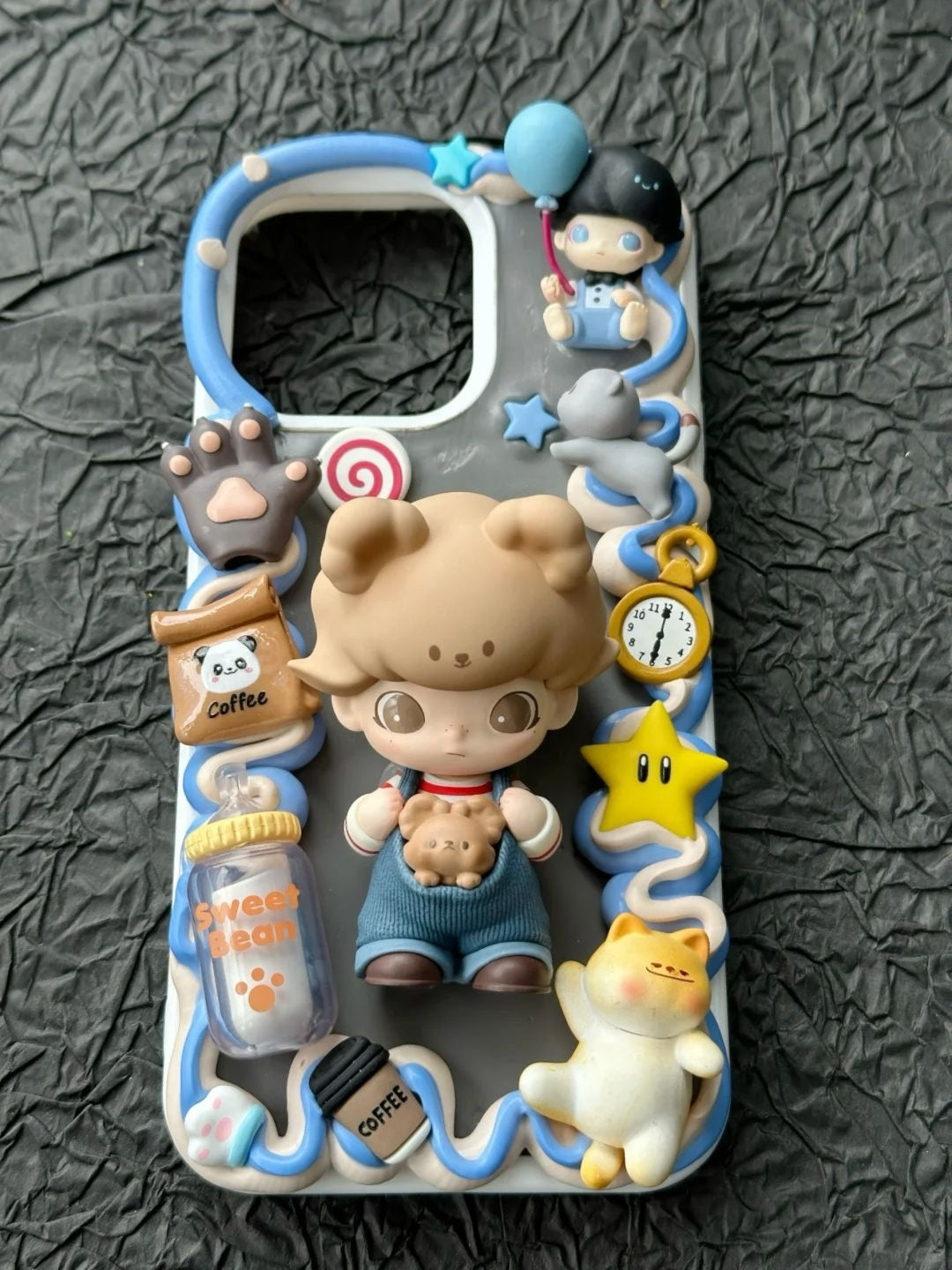 DIY Bubble Matt dimoo Animal Kingdom Phone Case Cream Phone Case iPhone