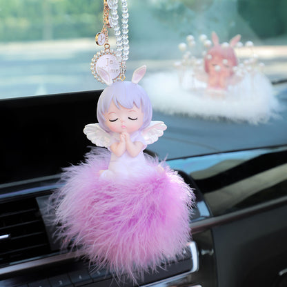 Car pendant car pendant cute angel car rearview mirror pendant