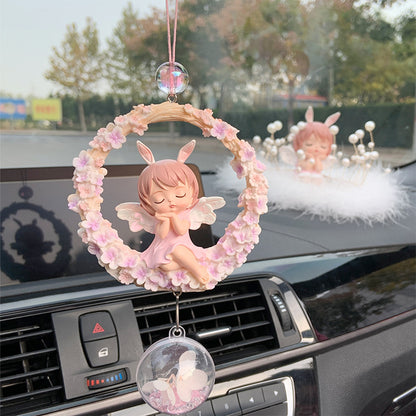 Car pendant car pendant cute angel car rearview mirror pendant
