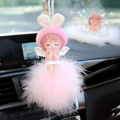 Car pendant car pendant cute angel car rearview mirror pendant