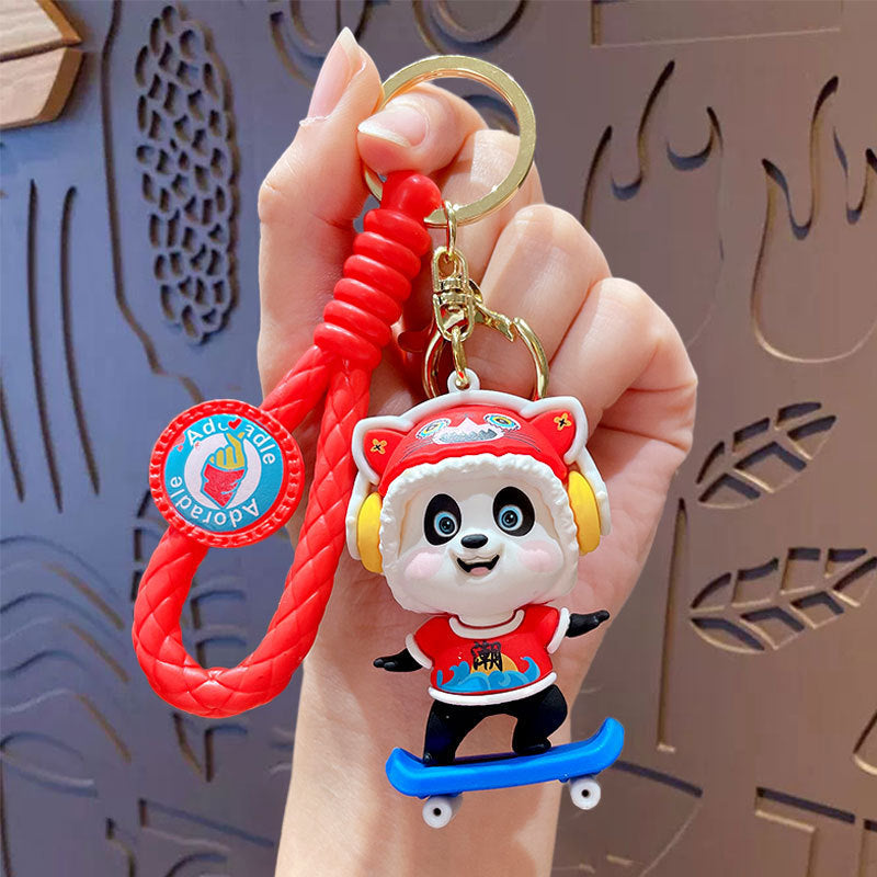 Chinese drama panda keychain bag pendant