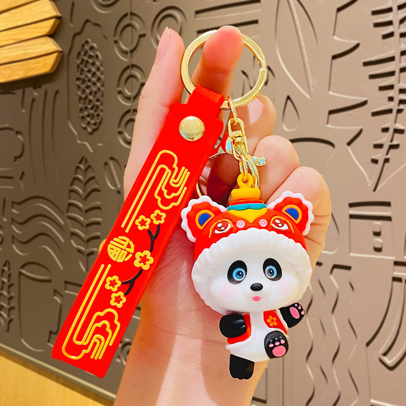 Chinese drama panda keychain bag pendant