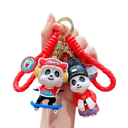 Chinese drama panda keychain bag pendant