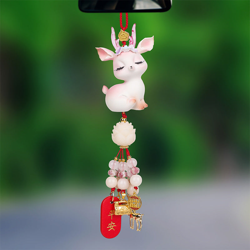 Have a safe journey car pendant Xiaolu car pendant rearview mirror pendant car interior accessories