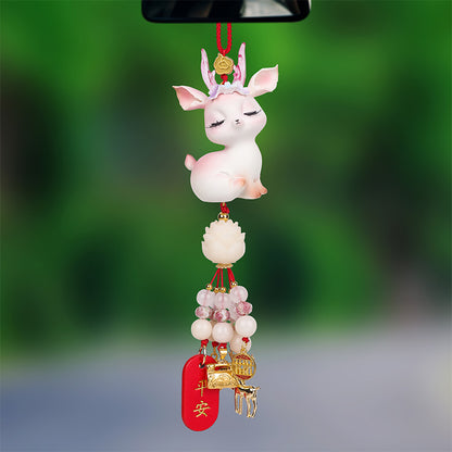 Have a safe journey car pendant Xiaolu car pendant rearview mirror pendant car interior accessories