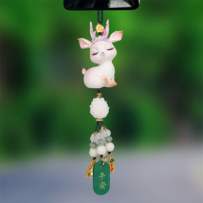 Have a safe journey car pendant Xiaolu car pendant rearview mirror pendant car interior accessories