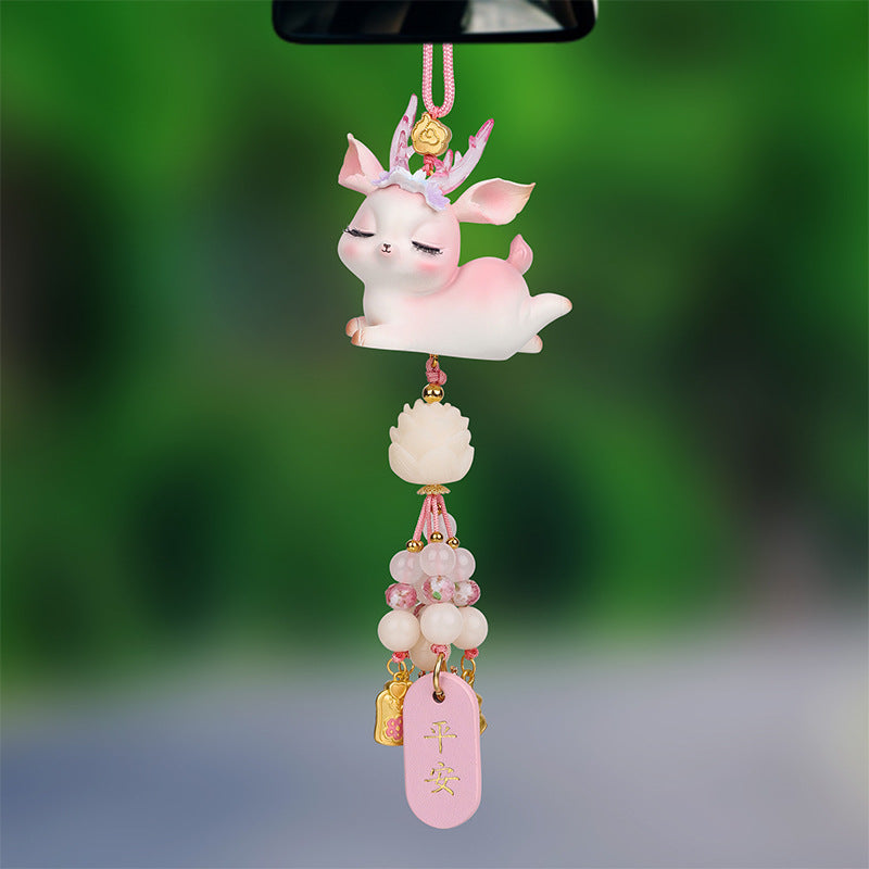 Have a safe journey car pendant Xiaolu car pendant rearview mirror pendant car interior accessories