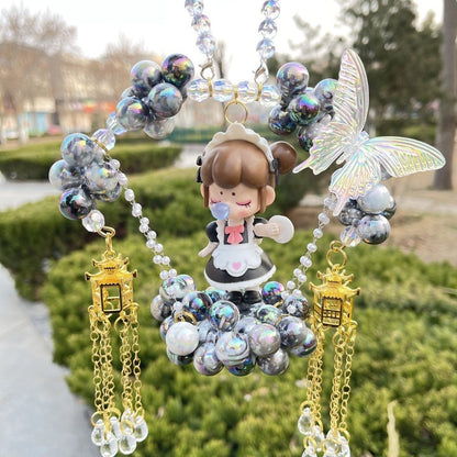 Angel Wings Moon Cradle Car Ornaments Car Interior Ornaments