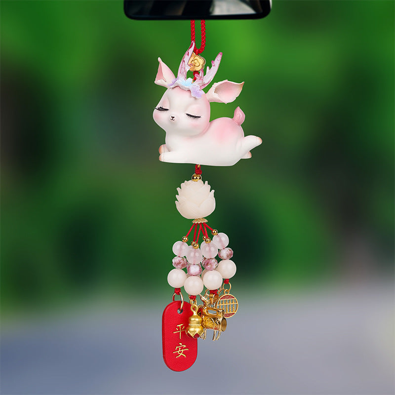 Have a safe journey car pendant Xiaolu car pendant rearview mirror pendant car interior accessories