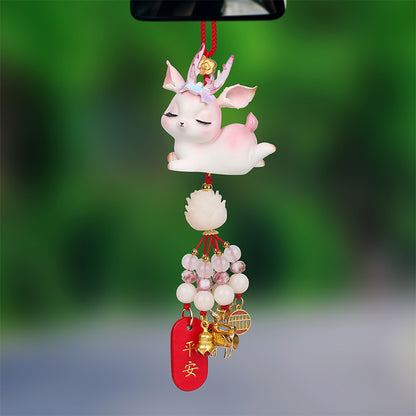 Have a safe journey car pendant Xiaolu car pendant rearview mirror pendant car interior accessories