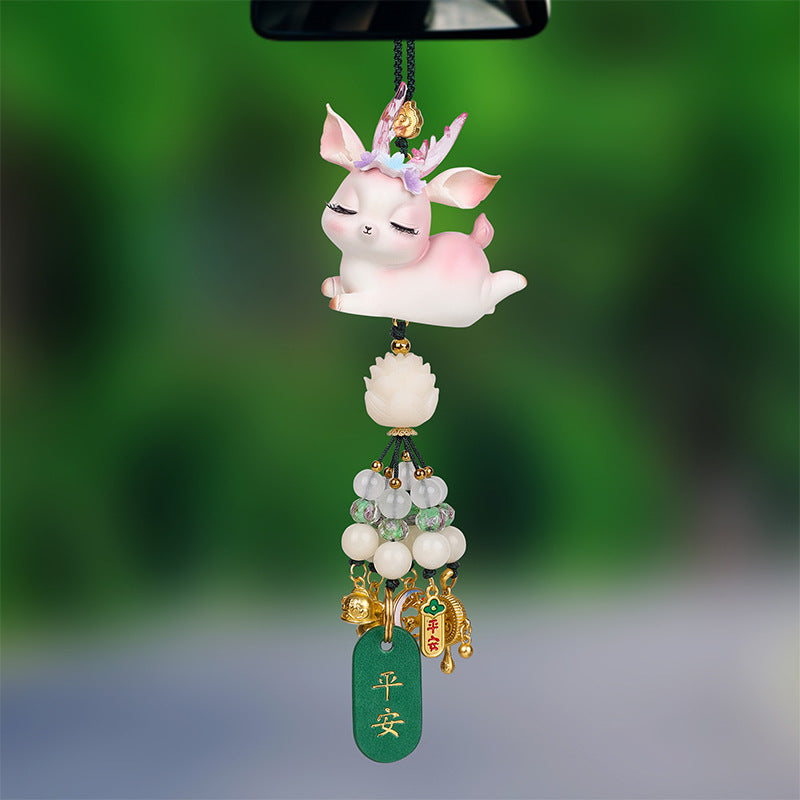 Have a safe journey car pendant Xiaolu car pendant rearview mirror pendant car interior accessories