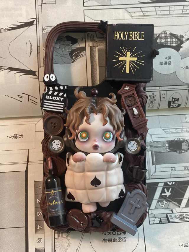 DIY cream mobile phone case, doll mobile phone case personalized mobile phone case suitable for iPhone14/15promax mobile phone case Apple 16/13