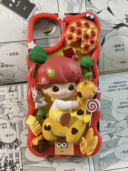 DIY cream mobile phone case, doll mobile phone case personalized mobile phone case suitable for iPhone14/15promax mobile phone case Apple 16/13