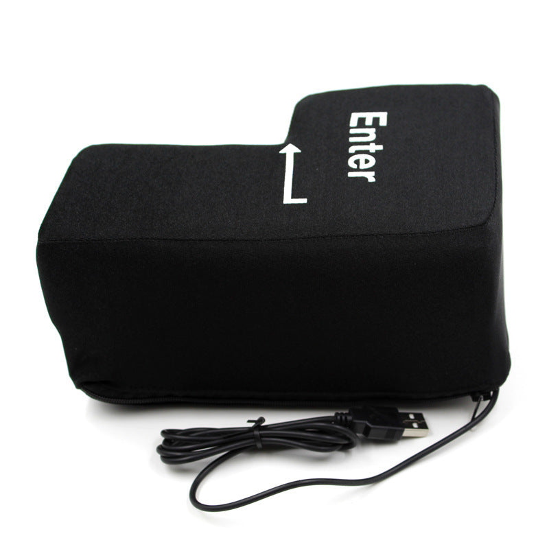 Big enter key extra large enter key computer usb enter key adult vent pillow nap pillow decompression