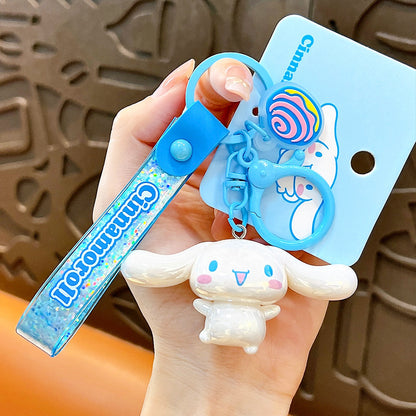 Symphony electroplating Sanrio keychain cute bag pendant cartoon toy doll desktop decoration
