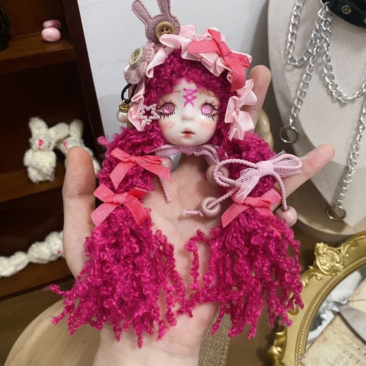 Hot Selling Original Clay Doll Bead Figurine, Heavy-Duty Fashion DIY Decoration