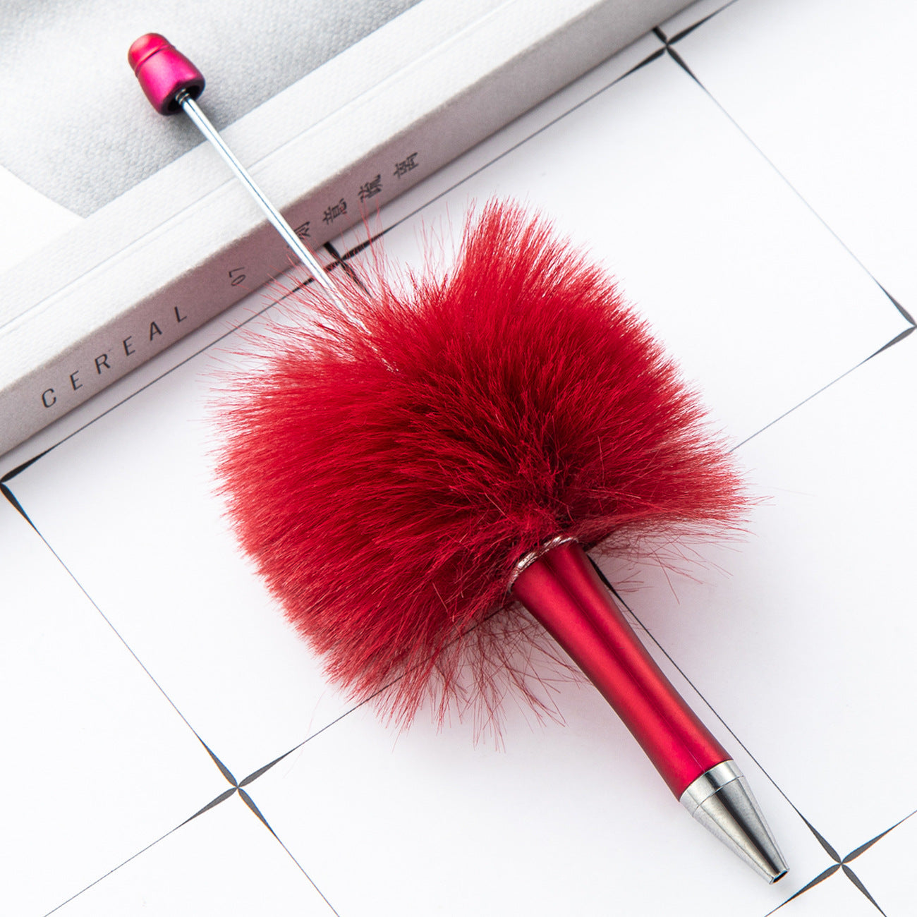 DIY plush beaded pens