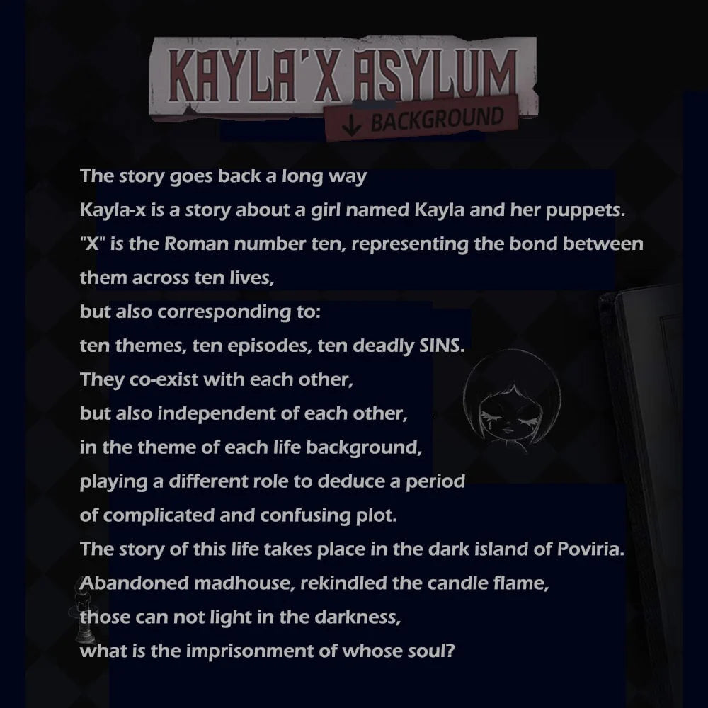 Kayla - X Asylum - DIYYOYO Halloween series