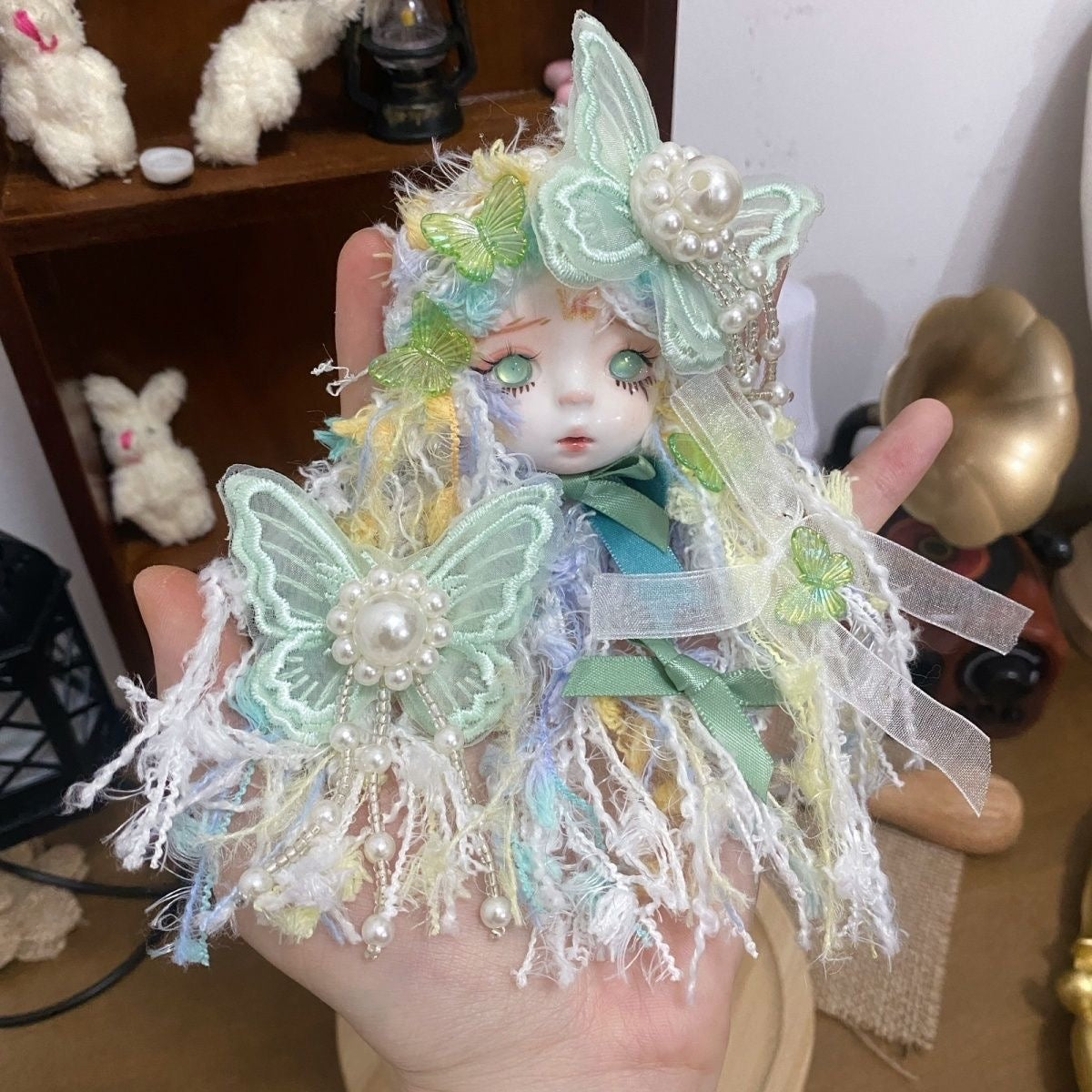 Trendy Original Clay Doll Bead Charm, Durable Fashion DIY Collectible