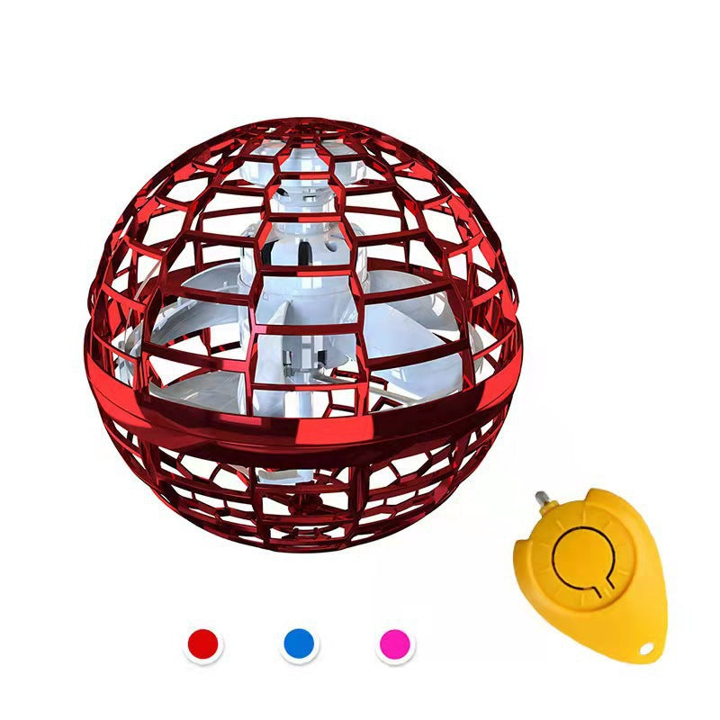 UFO intelligent induction spinning ball magic flying ball suspended ball fingertip luminous magic ball children's toy