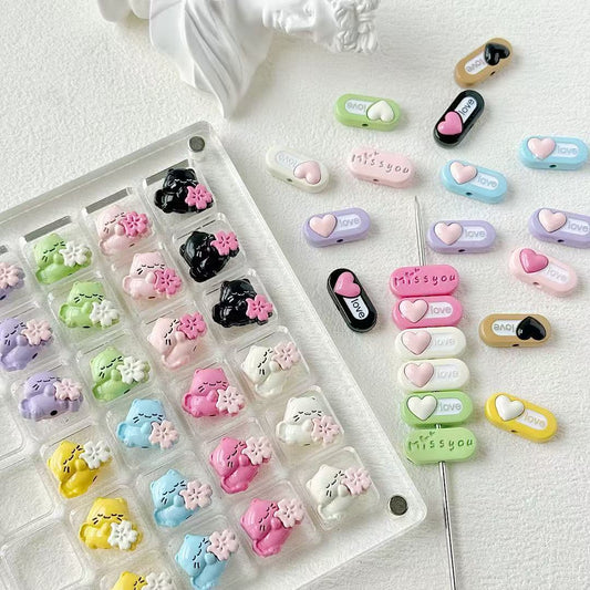 Fancy Charm Metal Spacer Lucky Bags -- Open in live