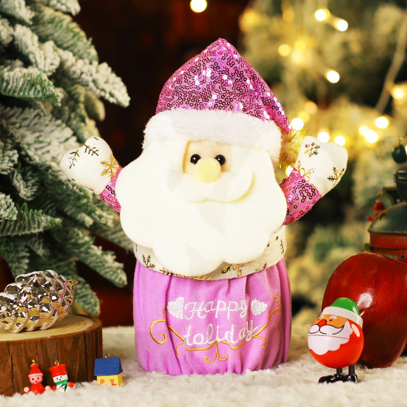 Christmas high-end apple jar candy box Christmas Eve decorative apple box Santa Claus snowman gift gift jar