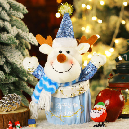 Christmas high-end apple jar candy box Christmas Eve decorative apple box Santa Claus snowman gift gift jar