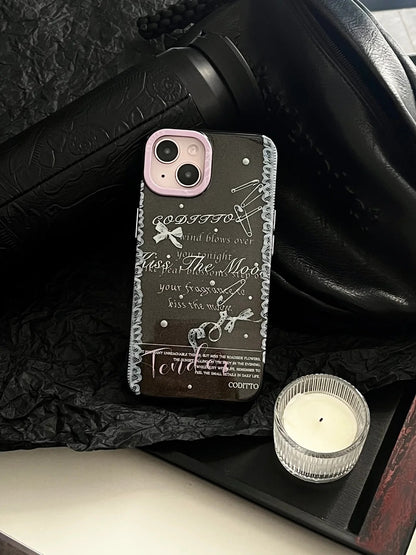Ballet style original design sparkling mobile phone case with a sense of atmosphere