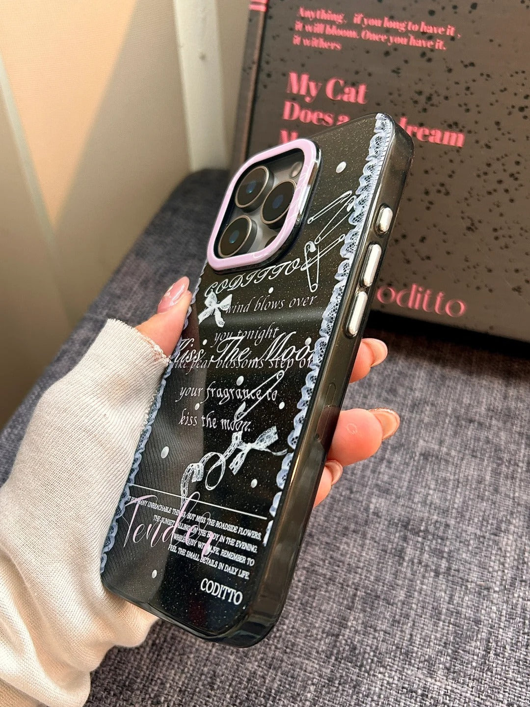Ballet ins style original color mobile phone case suitable for iphone16pro