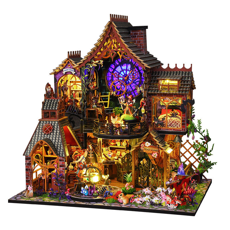 Magic series diy cabin hand-assembled magic model villa decorations creative and exquisite gifts