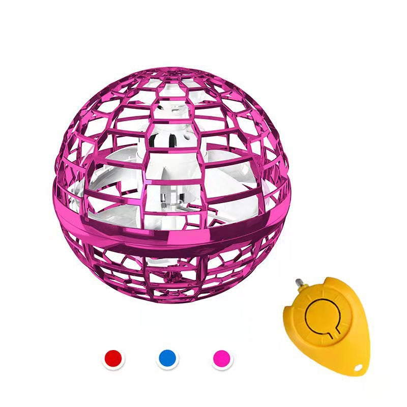 UFO intelligent induction spinning ball magic flying ball suspended ball fingertip luminous magic ball children's toy