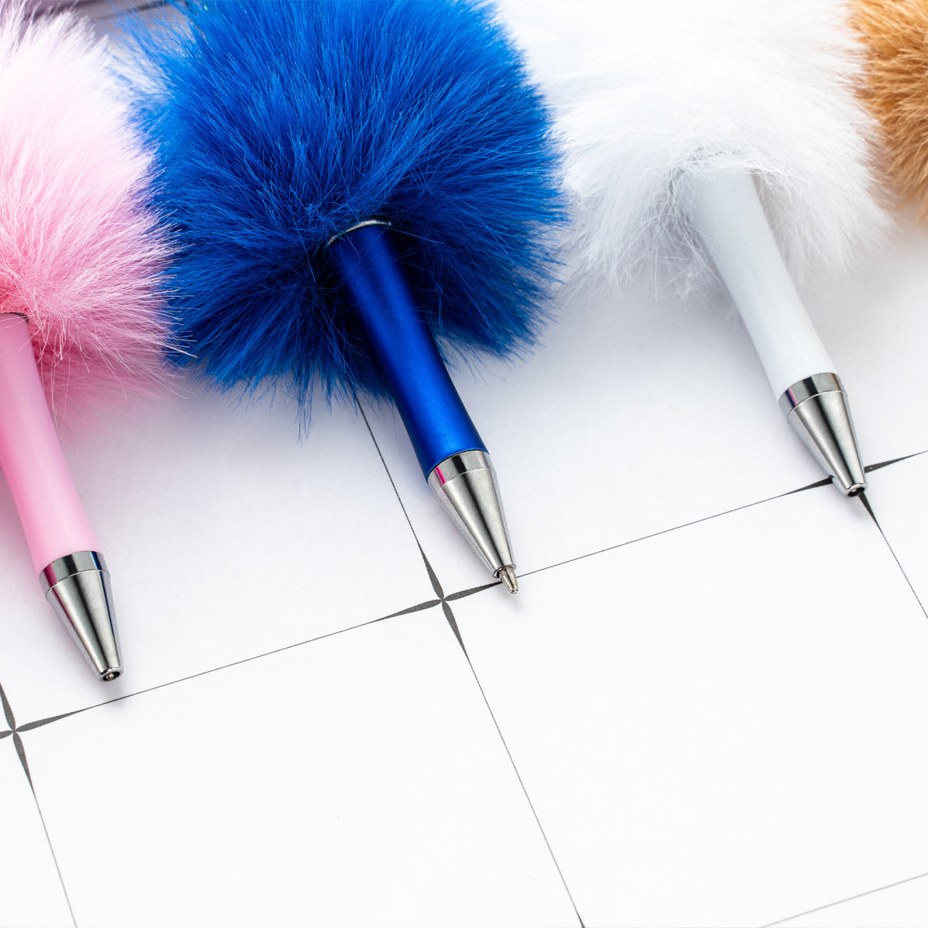 DIY plush beaded pens