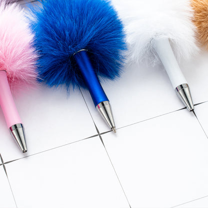 DIY plush beaded pens