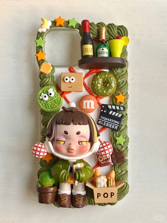 DIY mobile phone case for iPhone 16 14 promax suitable for iPhone 15 protective cover mobile phone case