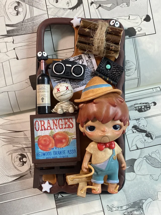 DIY cream mobile phone case, doll mobile phone case personalized mobile phone case suitable for iPhone14/15promax mobile phone case Apple 16/13