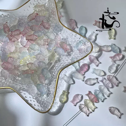 「Different Shape Glass Beads」(1 Charm 1 More Extra!!!)