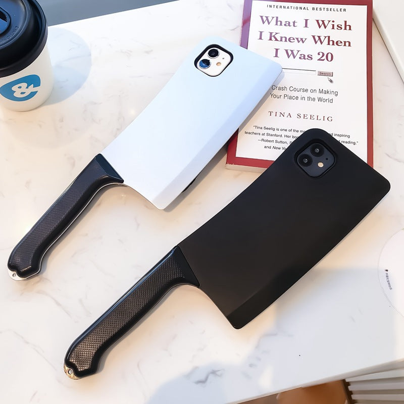 Suitable for iphone16 kitchen knife mobile phone case soft 14Promax15 fashionable funny protective cover new style 1312