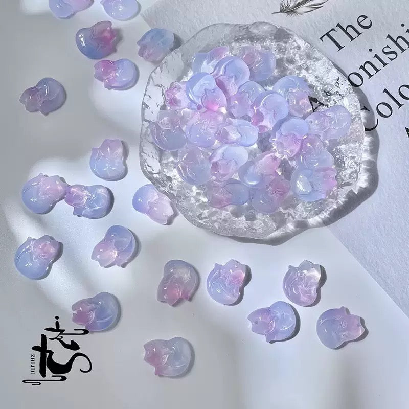 「Different Shape Glass Beads」(1 Charm 1 More Extra!!!)