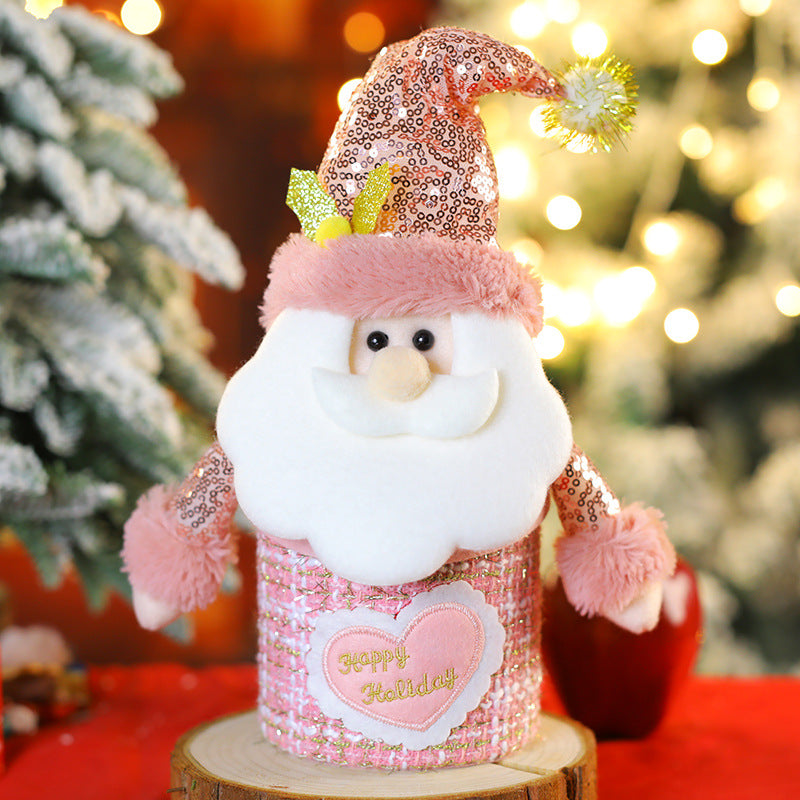 Christmas high-end apple jar candy box Christmas Eve decorative apple box Santa Claus snowman gift gift jar
