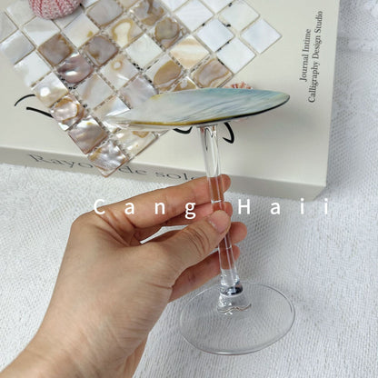 DIY shell conch wine glass creative souvenir ornament cup birthday gift