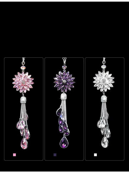 Car pendant car interior car pendant crystal comet pendant rear view mirror