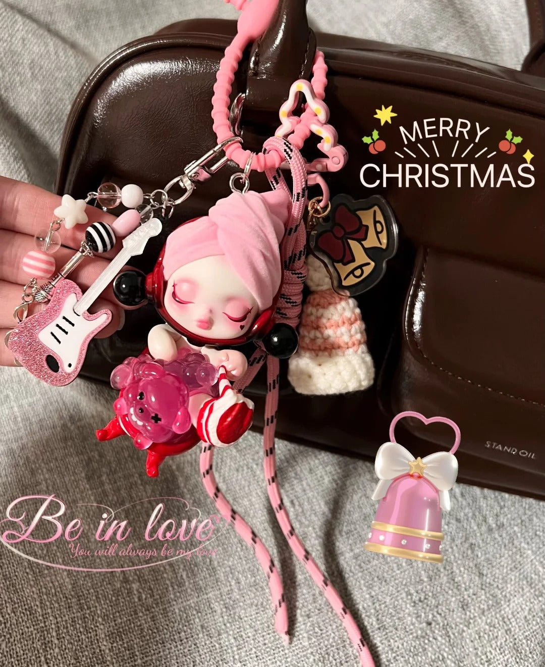 DIY Bubble Matt bag pendant car pendant wishing time