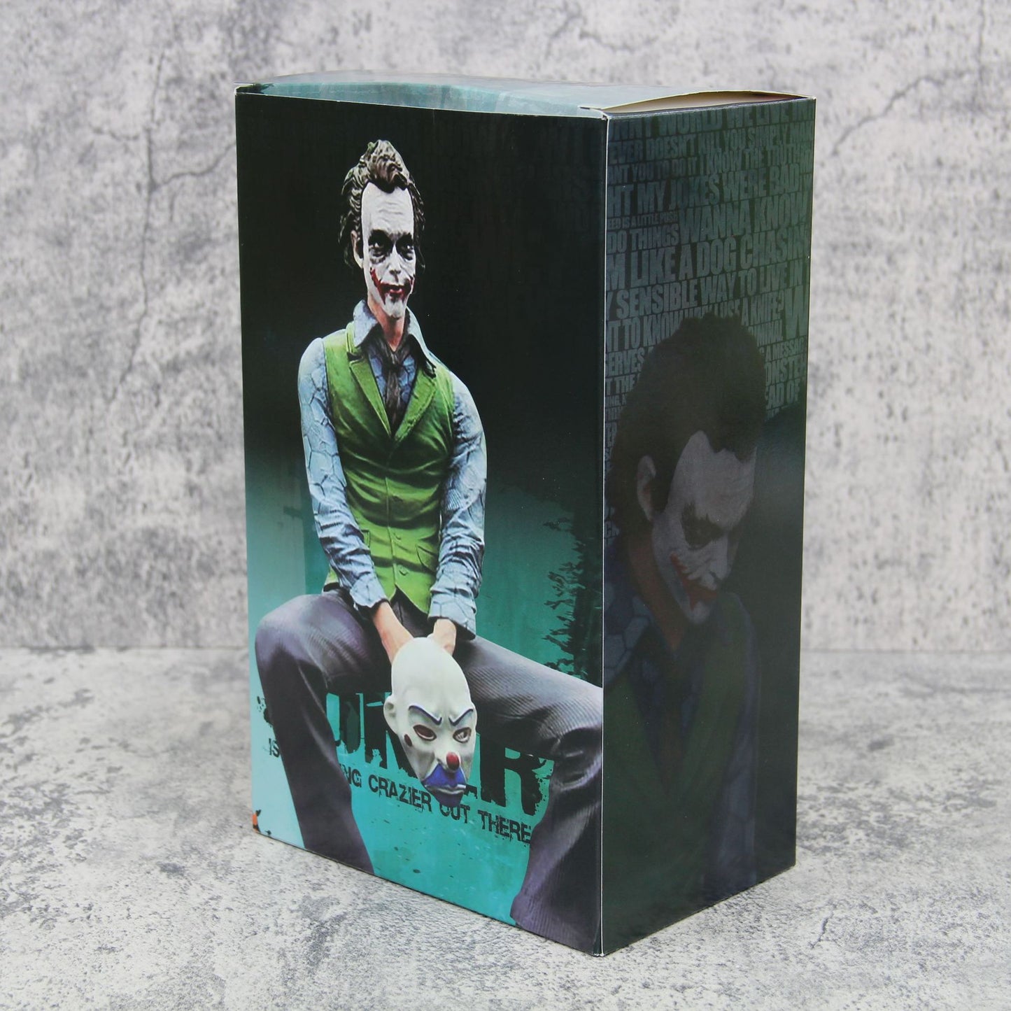 Figura de payaso muy vendida, juguete de moda Hislaijie Joker, modelo de figura con postura sentada, adorno para automóvil