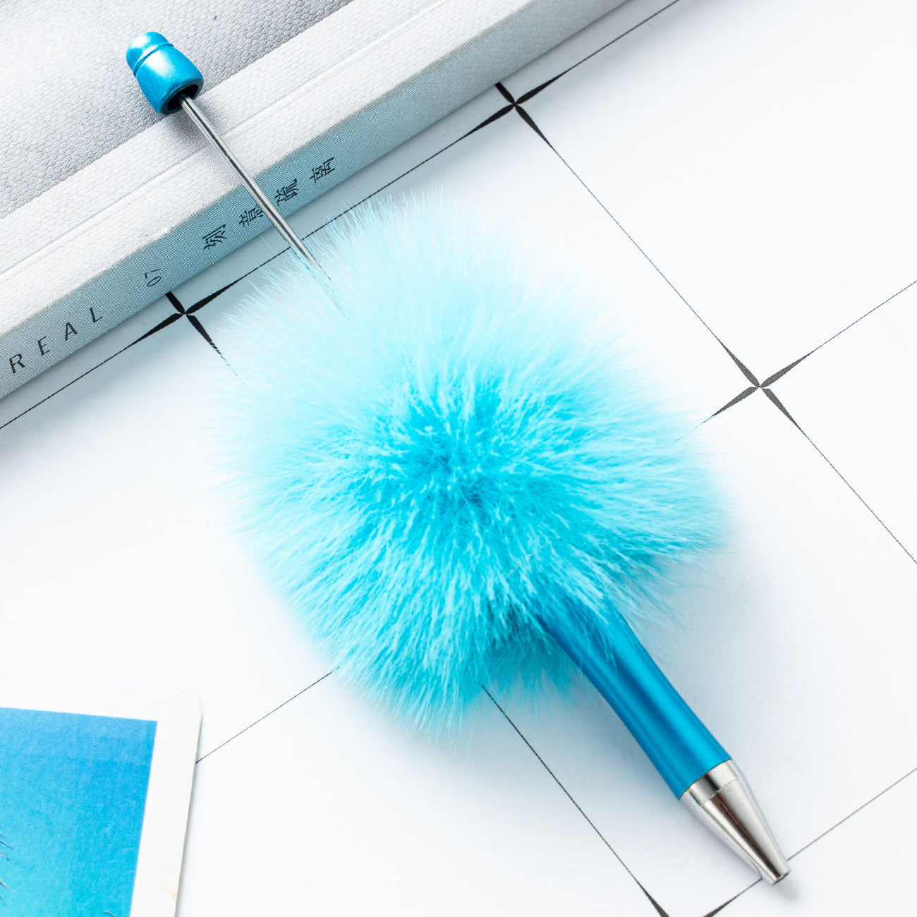 DIY plush beaded pens