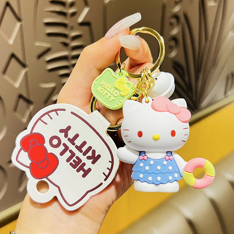 hello kitty dress up diary key pendant cute accessories