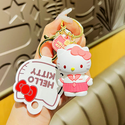 hello kitty dress up diary key pendant cute accessories