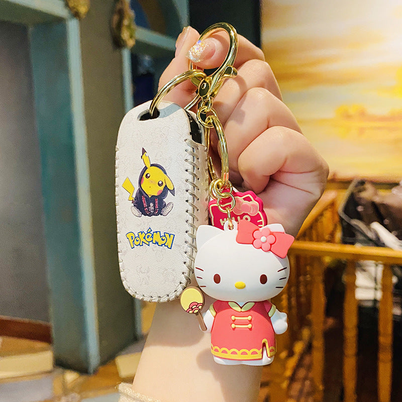 hello kitty dress up diary key pendant cute accessories