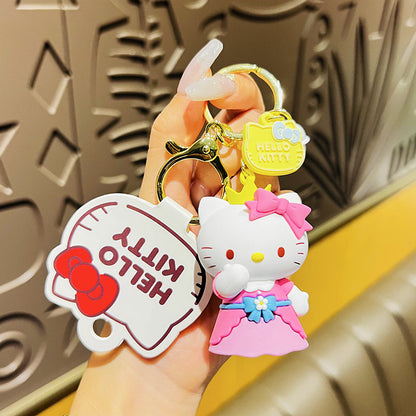 hello kitty dress up diary key pendant cute accessories