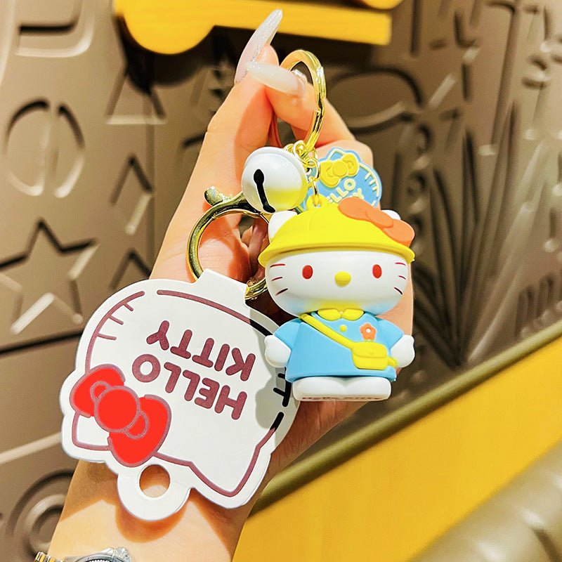 hello kitty dress up diary key pendant cute accessories